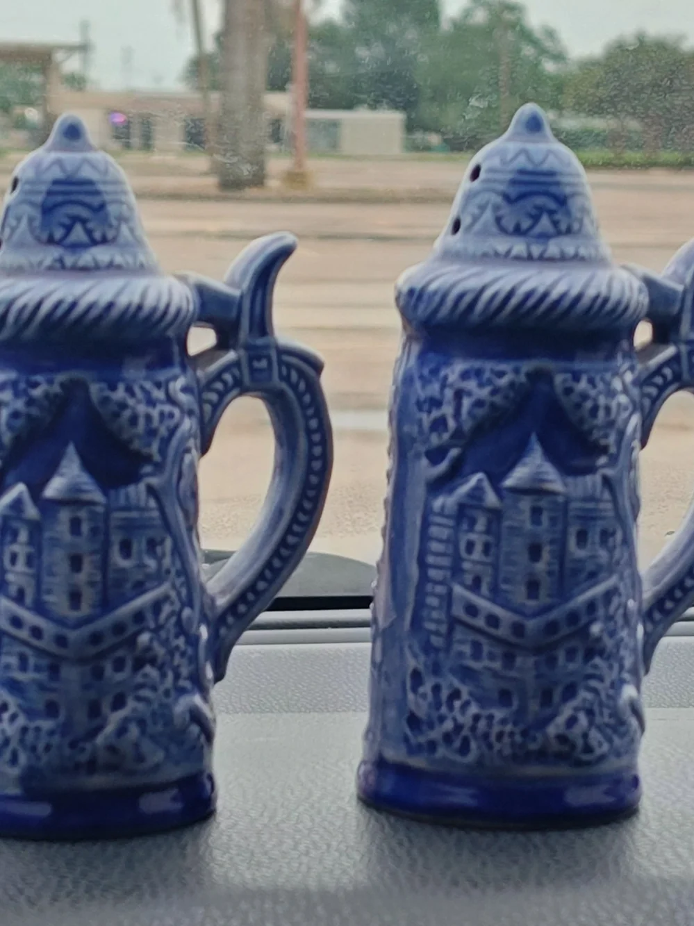 Vintage Beer Stein Salt and Pepper Shakers Oklahoma